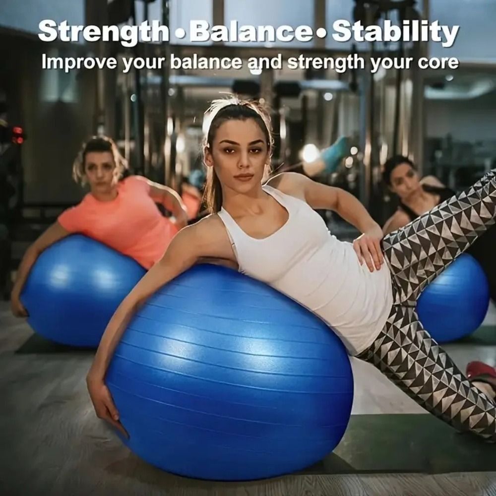 Pilates Toning Ball - Gymnastics PVC Fitness Balls Thickened Inflatable
