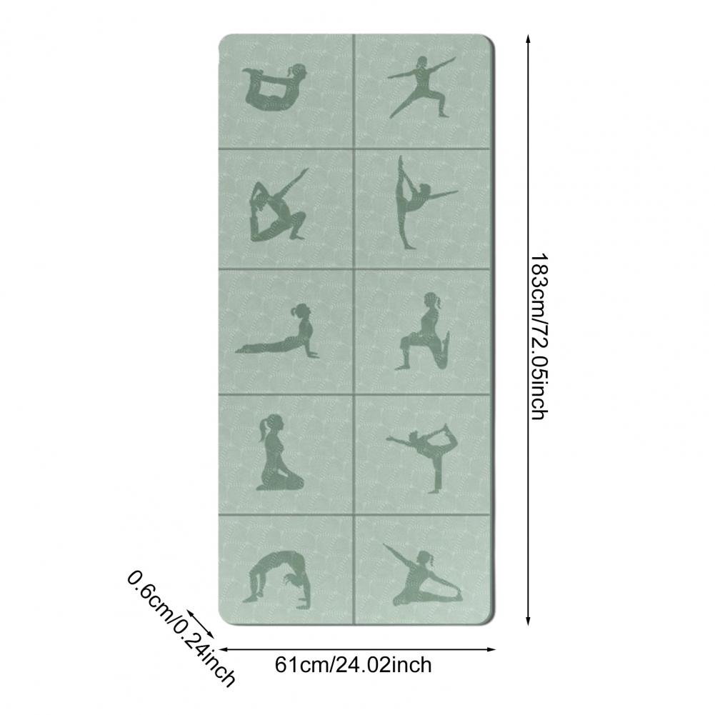 Pilates Yoga Matte - Foldable Yoga Mat Extra Portable Travel