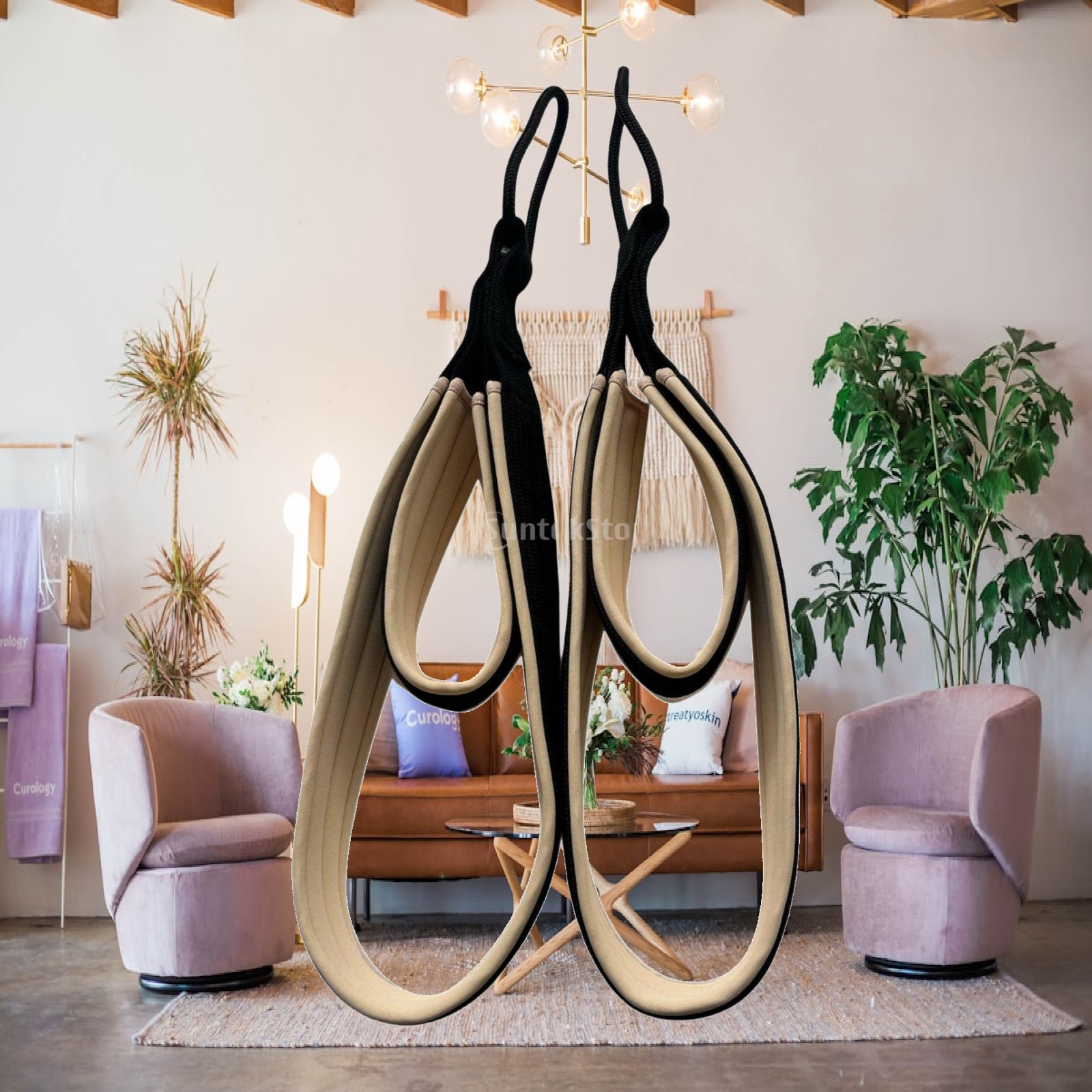 Pilates & Yoga Tina Fehrenbach - Pilates Overhead Handle Non-Slip Grip Pilates