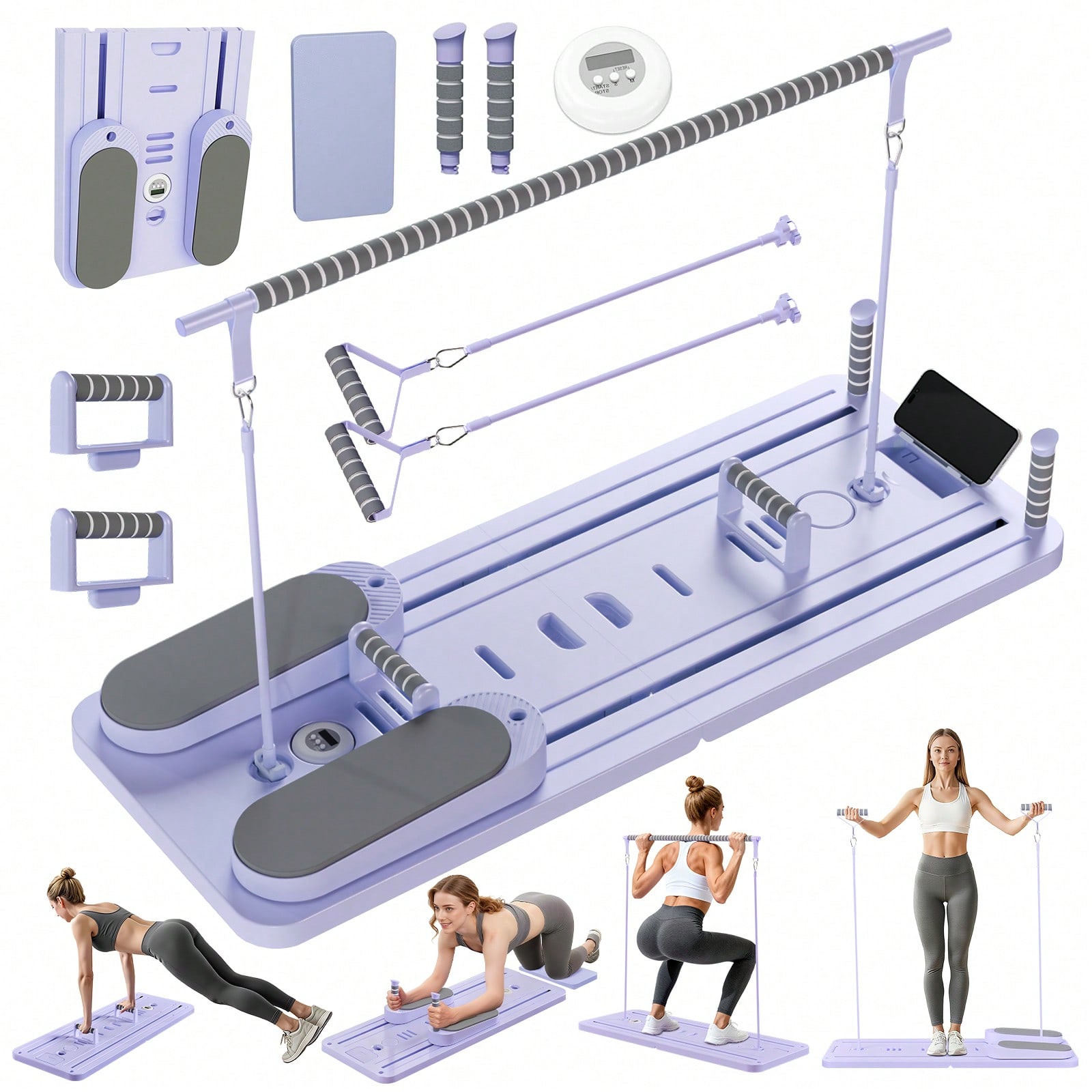 Pilates Reformer With Bar, Pil - Pilates & Yoga Tina Fehrenbach 评论和价格