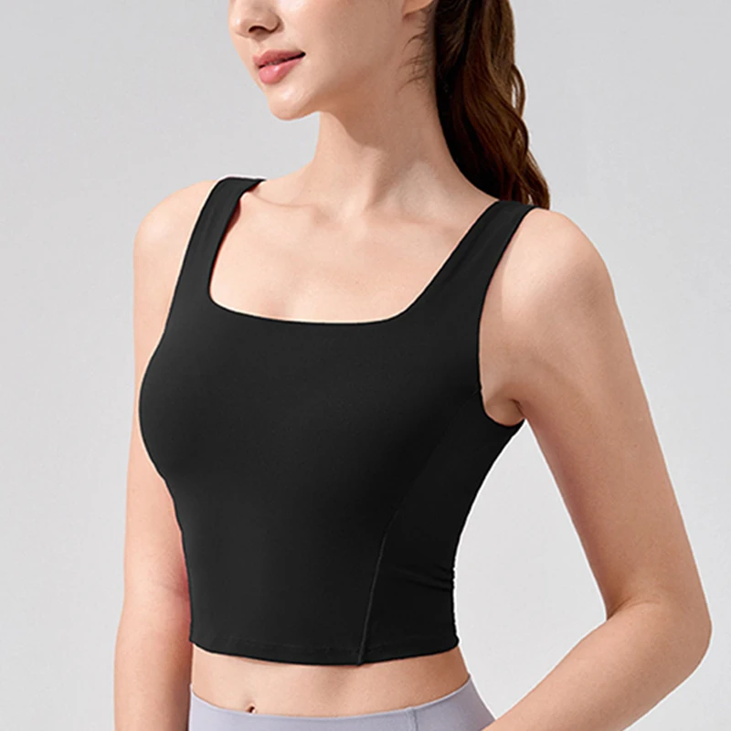 Women's Sports Yoga Vest Squar - Pilates Yoga Exercises 评论和价格