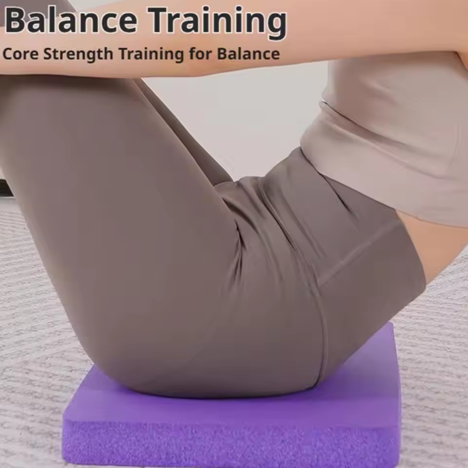 1pc Non‑Slip Foam Balance Pad, - Pilates Yoga Matte 评论和价格