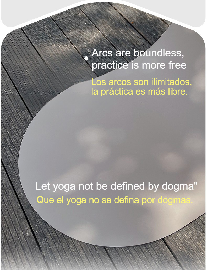 5mm Oval PU Natural Rubber Yog - Pilates Yoga Or 评论和价格