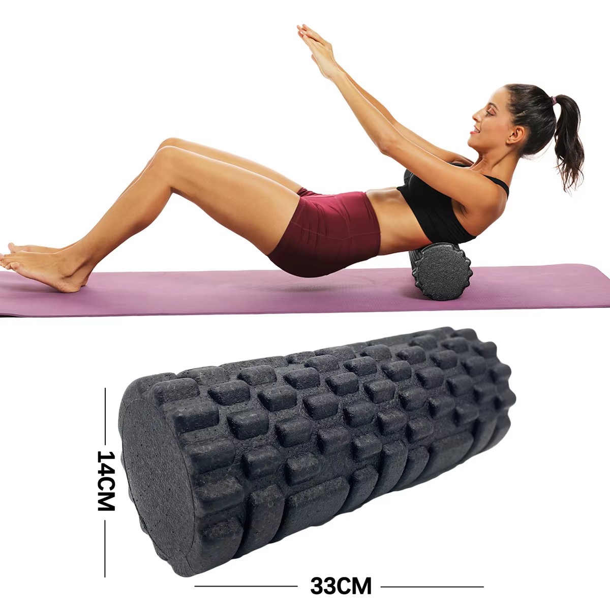 30/33cm Fitness Foam Roller Yo - Pilates Yoga Exercises 评论和价格