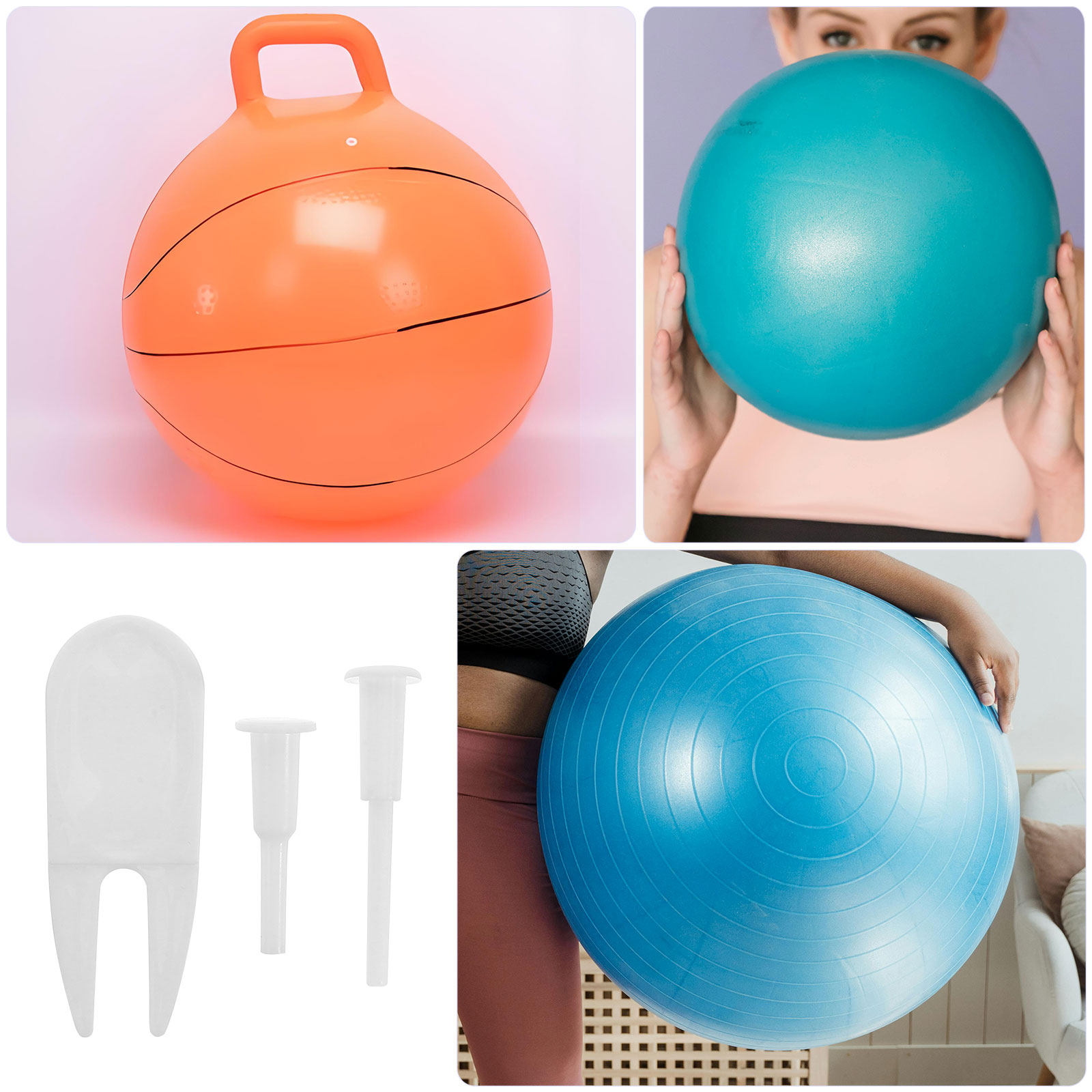 12Pcs Yoga Ball Stopper Kit Pl - Pilates Toning Ball 评论和价格