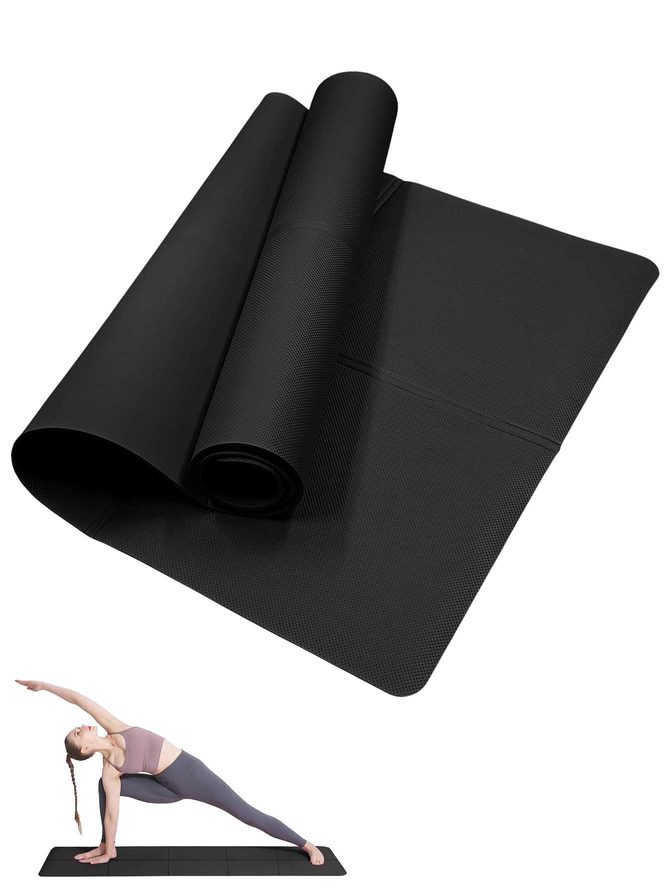 Foldable Yoga Mat Black Eco Fr - Pilates Yoga Matte 评论和价格