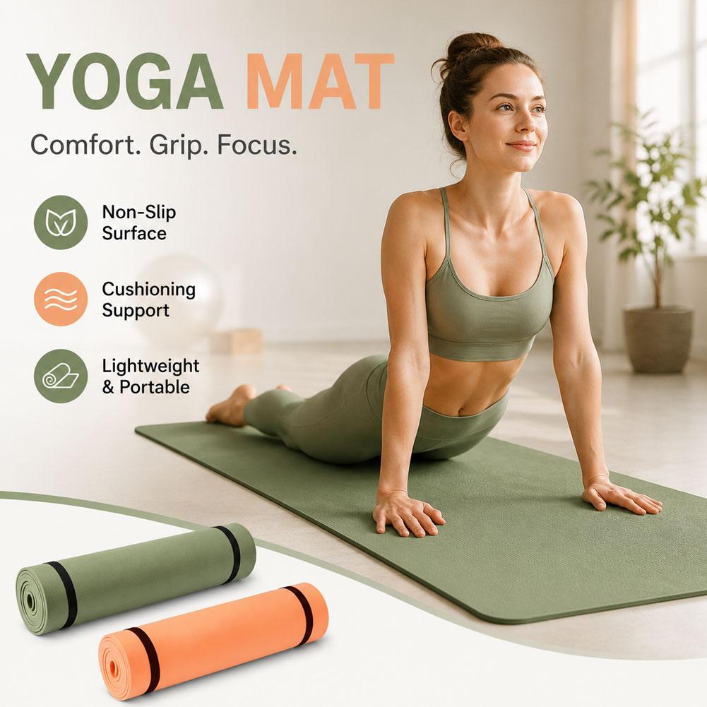 Thick Yoga Mat Anti-skid Sport - Pilates Yoga Matte 评论和价格