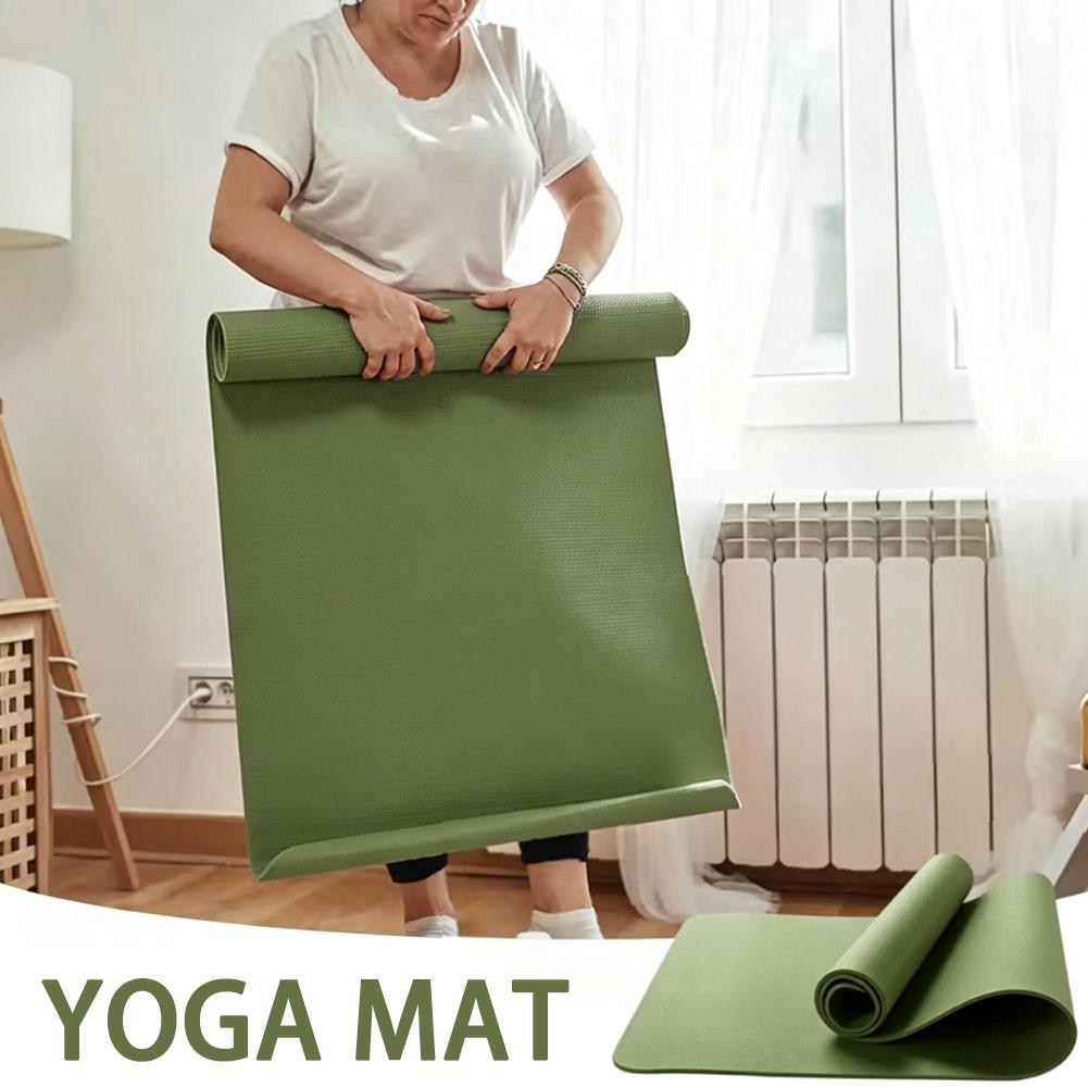 Thick Yoga Mat Anti-skid Sport - Pilates Yoga Matte 评论和价格