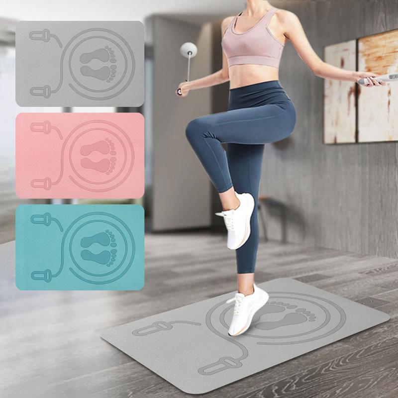 6mm Jump Rope Mat TPE Material - Pilates Yoga Matte 评论和价格
