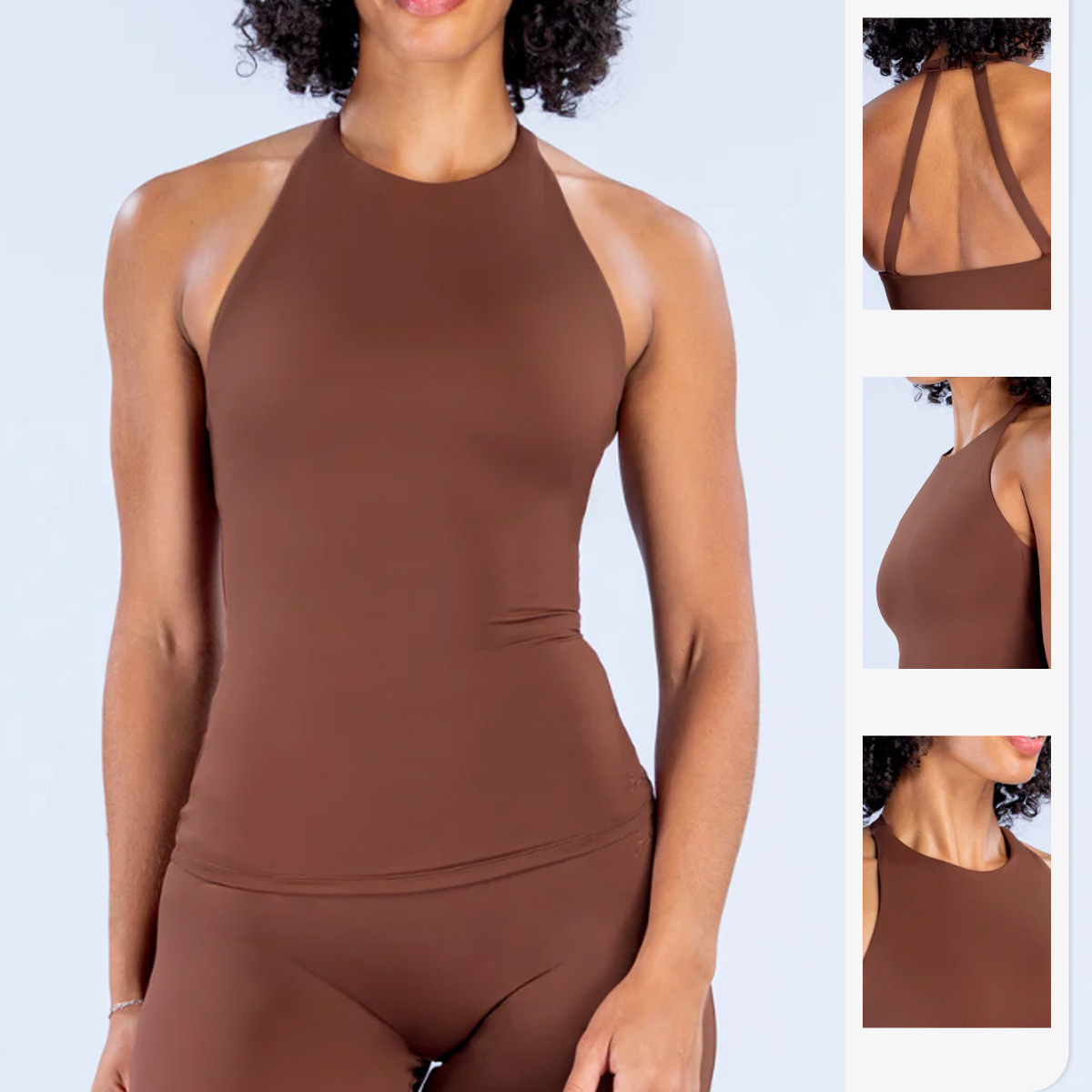 Women Halter Tank Top Built In - Pilates Yoga Wear 评论和价格
