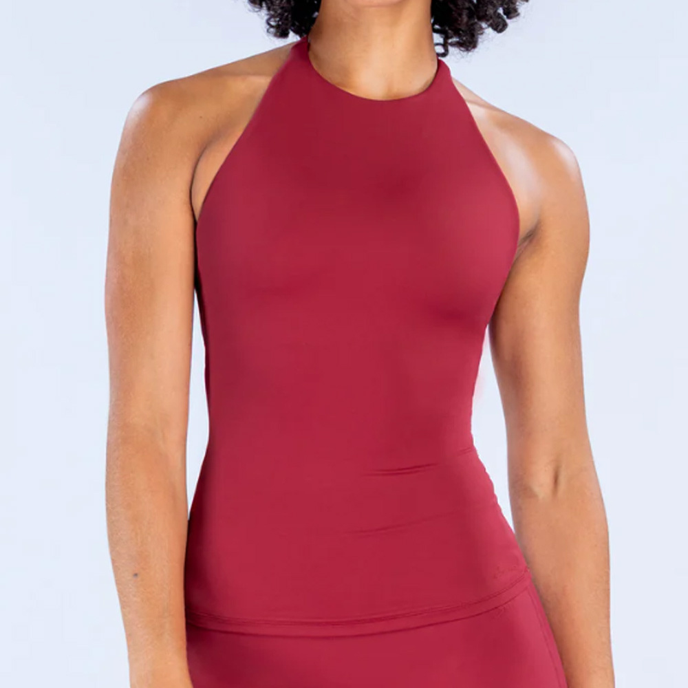 Women Halter Tank Top Built In - Pilates Yoga Wear 评论和价格