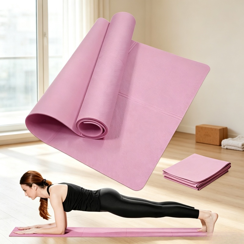4mm Thick Non-Slip Yoga Exerci - Pilates Yoga Matte 评论和价格