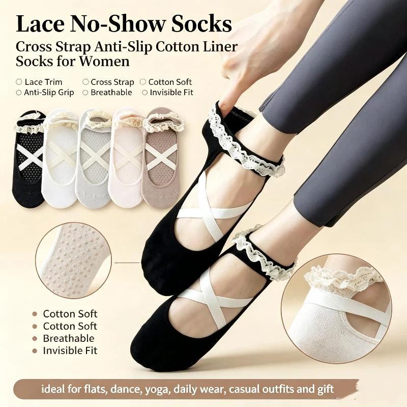 1Pairs Cute Lacework Pilates S - Pilates & Yoga Tina Fehrenbach 评论和价格