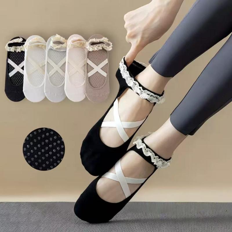 1Pairs Cute Lacework Pilates S - Pilates & Yoga Tina Fehrenbach 评论和价格
